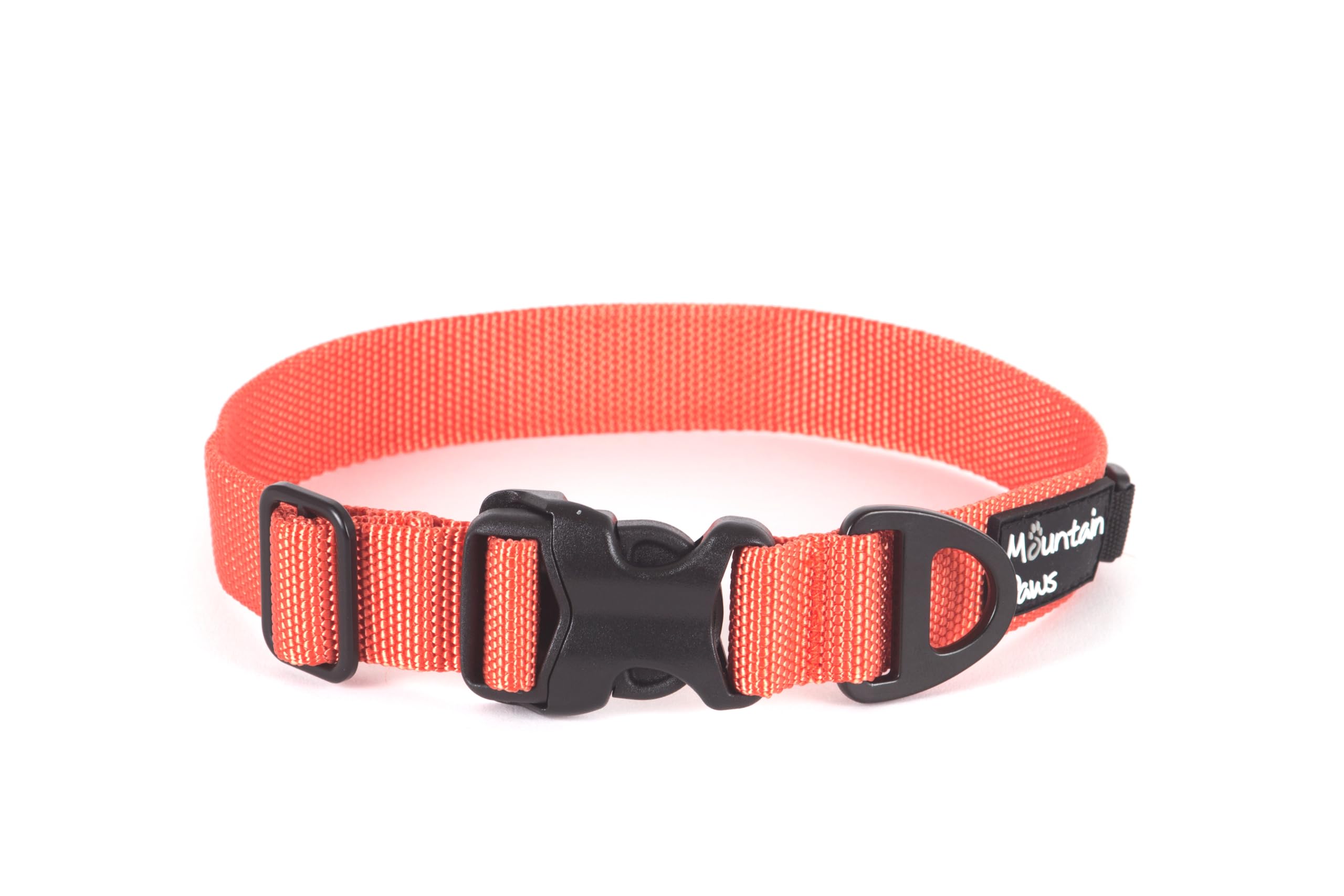 Mountain Paws Extra Tough Dog Collar With Name Tag Attachment Point | To Fit Neck Sizes 26 – 68cm