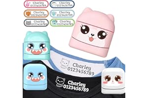 Personalized Name Stamp for Kids Clothing - Customized Waterproof Clothes Stamp