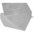 Adreamer90 Backsplash Tiles Peel and Stick for Kitchen,Bathroom Shower Wall,Smart Grey Marble Foam Tile Stickers (4X8 Inch*16 Pcs)