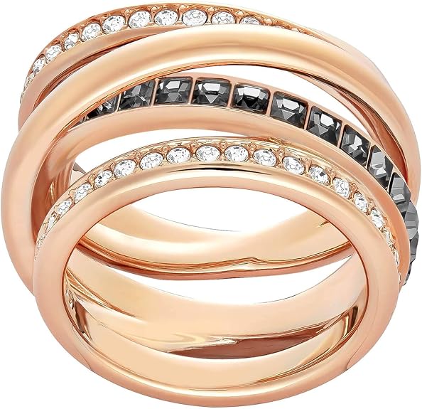 swarovski mayfly ring rose gold