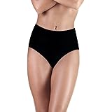 PROTECHDRY Washable Urinary Incontinence Cotton Maxi-Panties for Women, with Built in Absorbent Area, Black XX-Large