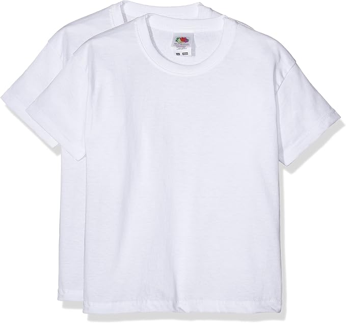 Fruit of the Loom 6103323 - Camiseta para niños, lot de 2: Amazon.es: Ropa y accesorios