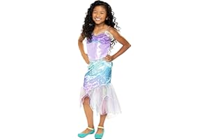 Disney The Little Mermaid Ariel’s 2 Piece Dress - Mermaid Under The Sea Fashion Outfit