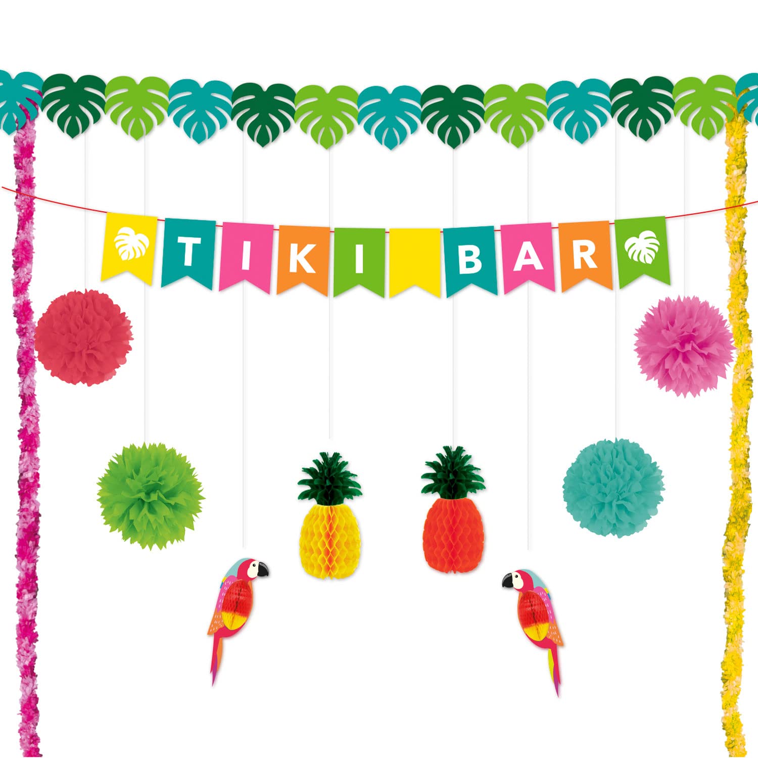 Amscan 9917056 Tiki Decorations Kit