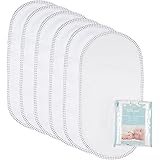 TILLYOU Lot de 6 doublures de matelas à langer plus grandes et plus douces, imperméables 68,6 x 33 cm, lavables et réutilisab