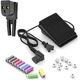 Sewing Machine Pedal and Power Cord for Singer, Compatible with Singer #979314-031 2517C 4525C 4530C 5050C 5825C 5830C 621B 6212C 6215C HD110C 362095-001 4830C 4832C 4538C 1022 533 534 CG-590C 57825C
