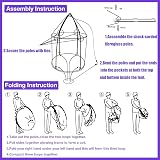 WillingHeart Princess Ice Castle Play Tent Girls Kids Pop Up Indoor Outdoor view 8