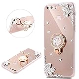 PHEZEN Huawei P9 Plus Case, Luxury Shiny Bling