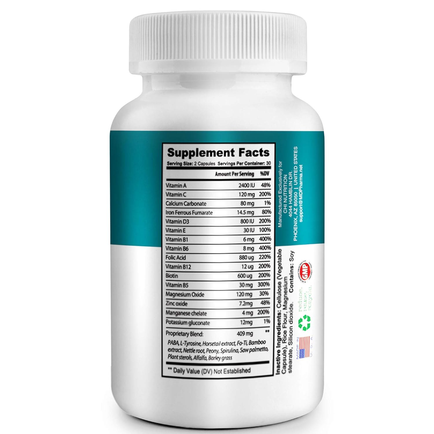 PROPIDEX - Premium Hair Regrowth Treatments with Biotin & Saw Palmetto To Stimulate Hair Follicles, Prevent and Stop Hair Loss and Regrow Hair. For Both Men and Women. : Beauty