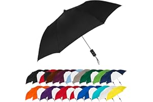 STROMBERGBRAND UMBRELLAS The Spectrum Popular Style 42" Automatic Open Compact Travel Umbrella for Rain, Wind & Sun, Sturdy Lightweight Small Portable Stick Umbrella for Men and Women