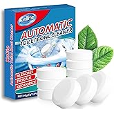 KELITE Automatic Toilet Bowl Cleaner Tablets White Toilet Tank Cleaners, Septic-Safe Hard Water Ring Stain Remover, Smell Eliminator Heavy Duty Toilet Cleaning & Deodorizer, Fresh Scent - 12 PACK