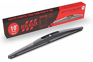 BERG REGEN Rear Wiper Blades 10 inch(10-B), Replacement For Honda HR-V 22-16, Mitsubishi Outlander Sport 21-11, Infiniti QX56 13-11, QX80 21-14, CX-3 21-16, Back Windshield Wiper Blades +More Cars