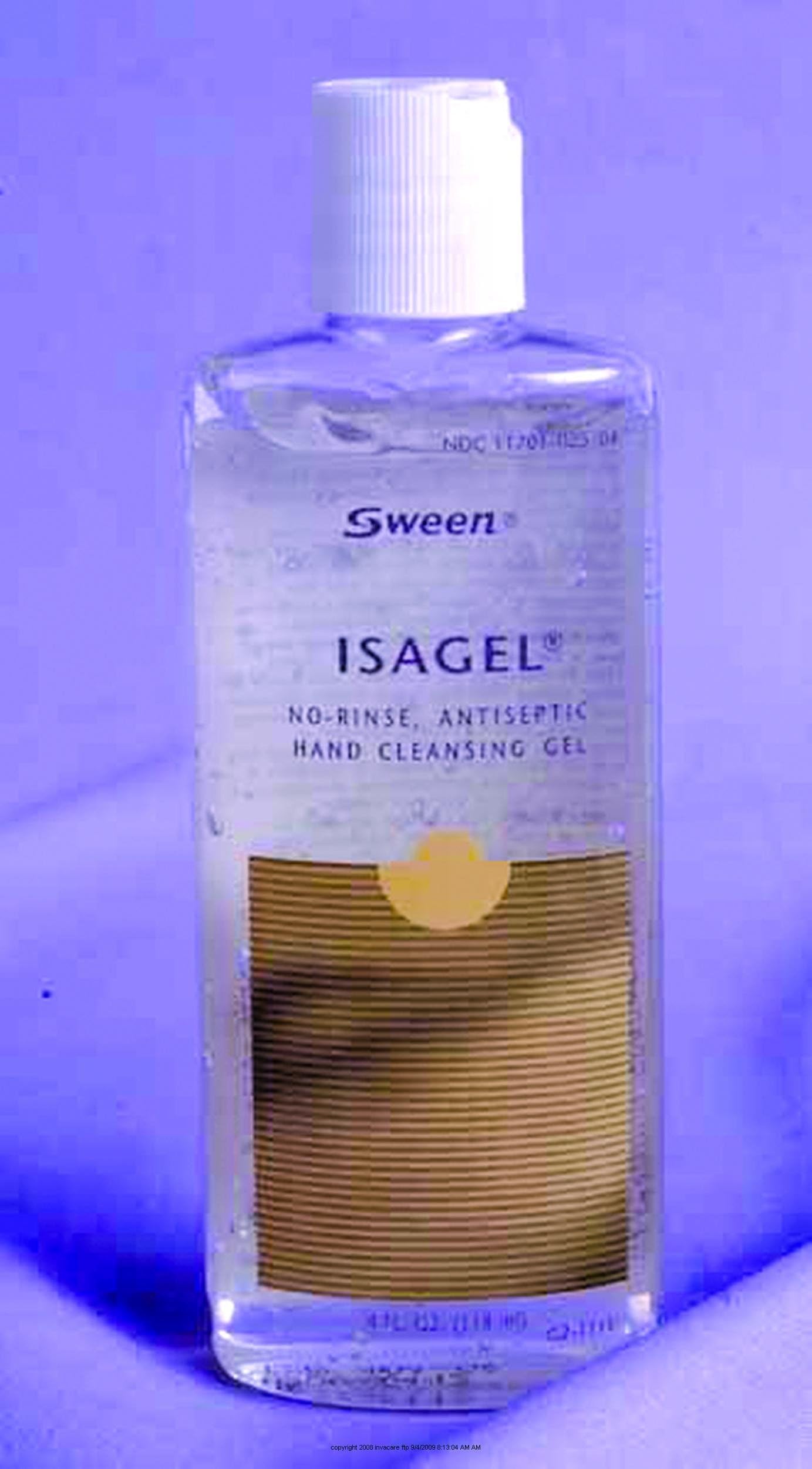 Isagel No-rinse Instant Hand Sanitizing Gel-Packaging: 4 fl oz (118 ml) Bottle - UOM = Each 1