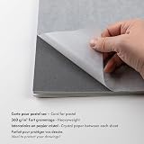Clairefontaine Pastelmat Block 360gsm 18x24 Anthracite 12 Sheets No.6 view 3