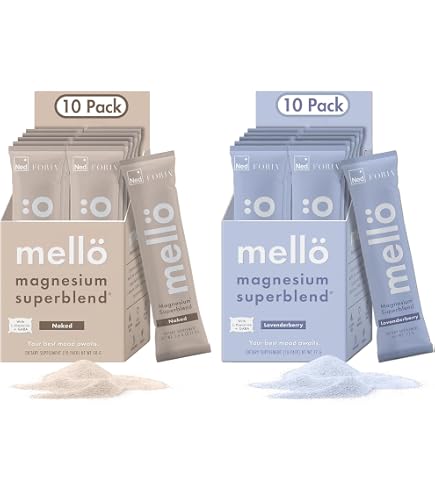 Amazon.com: mellö Magnesium Superblend Bundle - Pomegranate