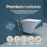 Aqua Earth Stainless Steel Bidet Sprayer Handheld Shattaf Toilet Spray Diaper view 2