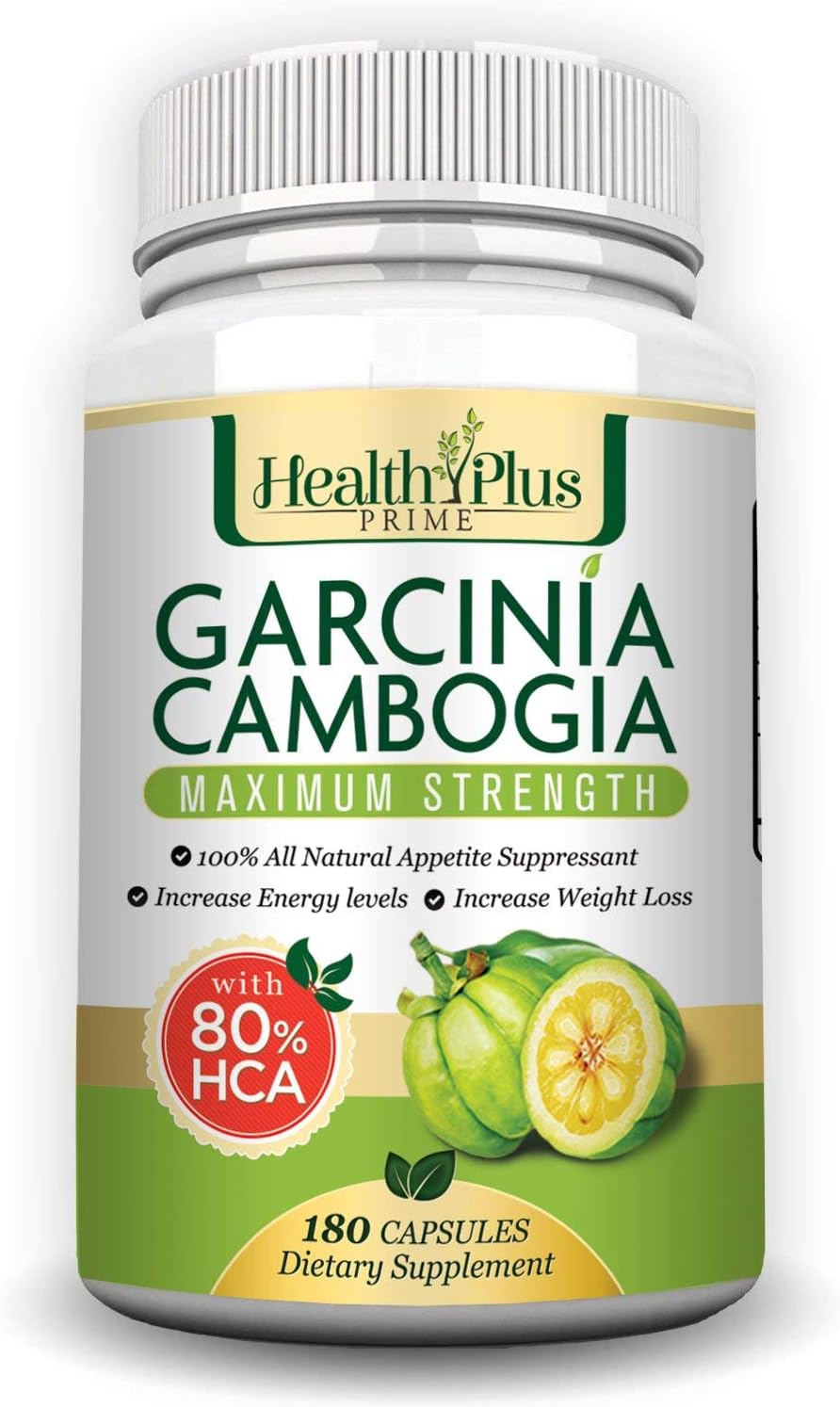 80% HCA Pure Garcinia CAMBOGIA Premium Extract All Natural Appetite Suppressant and Weight Loss Supplement Formula. 180 Ultra Easy Swallow Pills. Manufactured in The USA Plus Clean Eating E-Book!