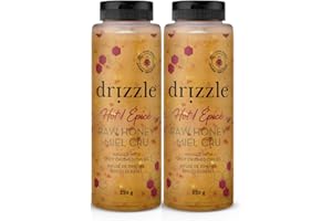 Drizzle Hot Honey - Infused With Crushed Chilis - Raw, Unfiltered, And Unprocessed - Rich In Nutrients And Beneficial Enzymes