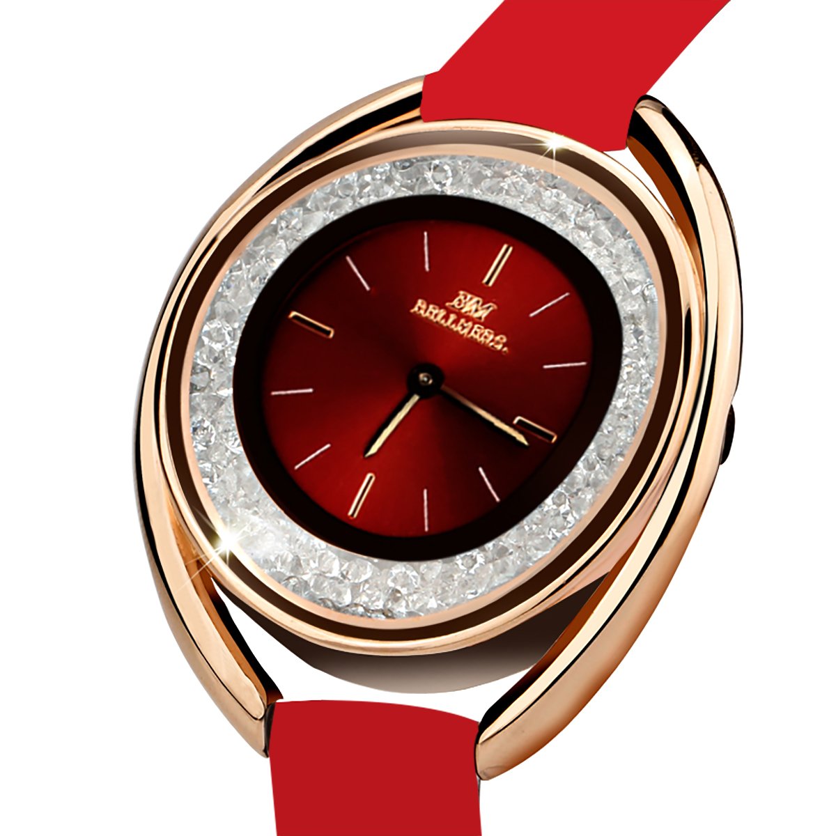 Longqi 30M Waterproof Women Quartz Watch with Leather Strap Swiss Wristwatches