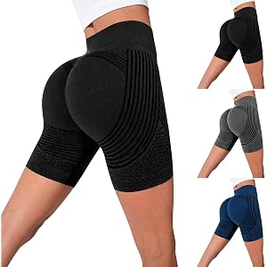 3D Leggings Cellulite Compression Shorts for Women Yoga Gym Tummy Control Leggings Butt Lifting Weight Loss Shapewear