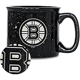 Rico Industries NHL Hockey Speckle 12oz Laser Engraved Campfire Mug