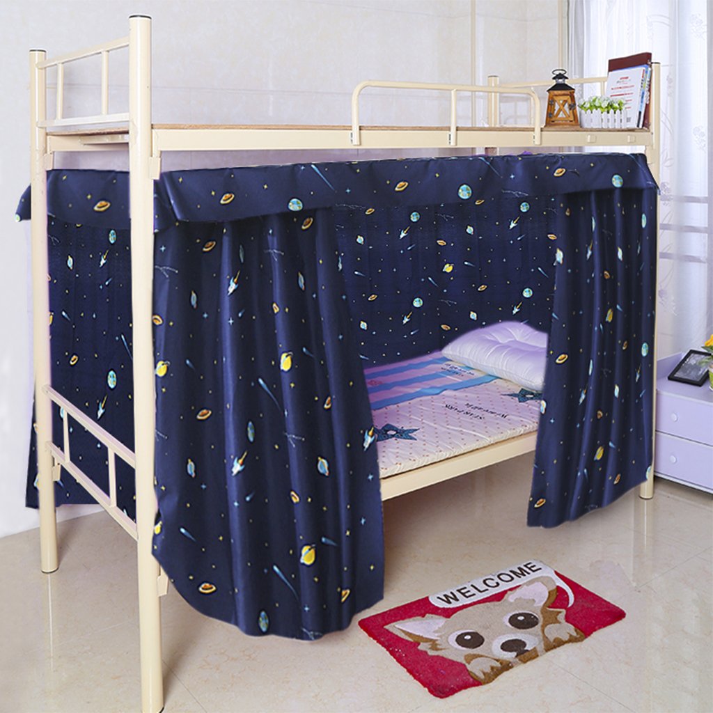 Cabin Bunk Bed Tent Curtain Cloth Dormitory Midsleeper Bed Canopy