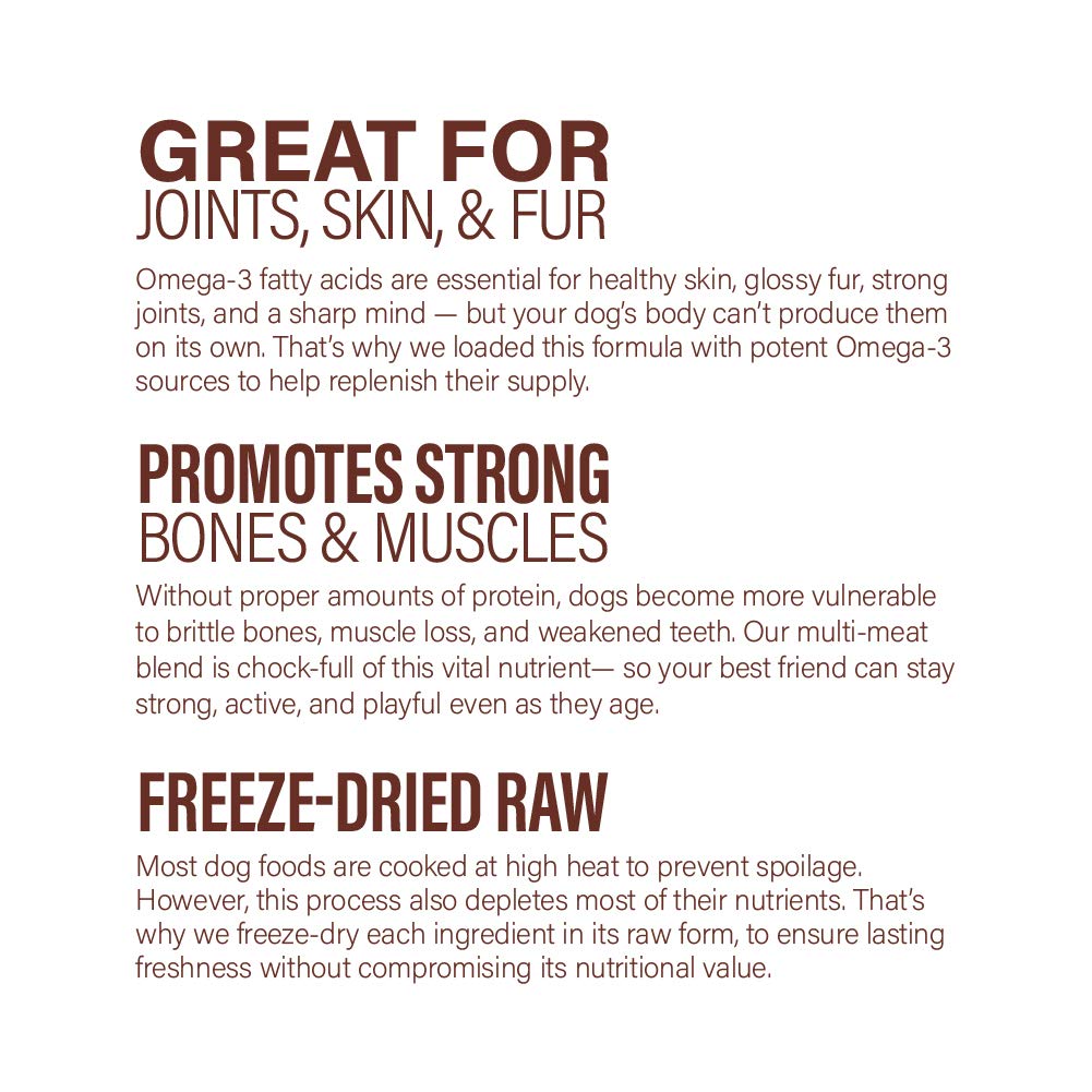 Curated visual reference: Mua 360 Pet Nutrition Raw Freeze Dried Dog Food High Photo Inspiration