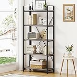 BON AUGURE Industrial Bookshelf, Etagere Bookcases