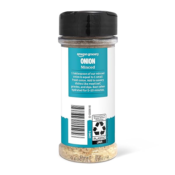 AMAZON GROCERY, MINCED ONION, 2.85 OZ (PREVIOUSLY HAPPY BELLY, PACKAGING MAY VARY)