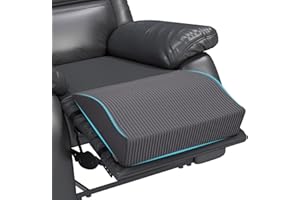 idee-home Recliner Leg Rest Cushion, Recliner Footrest Extender Pillow with Removable Corduroy Cover, Multi Purpose Ergonomic