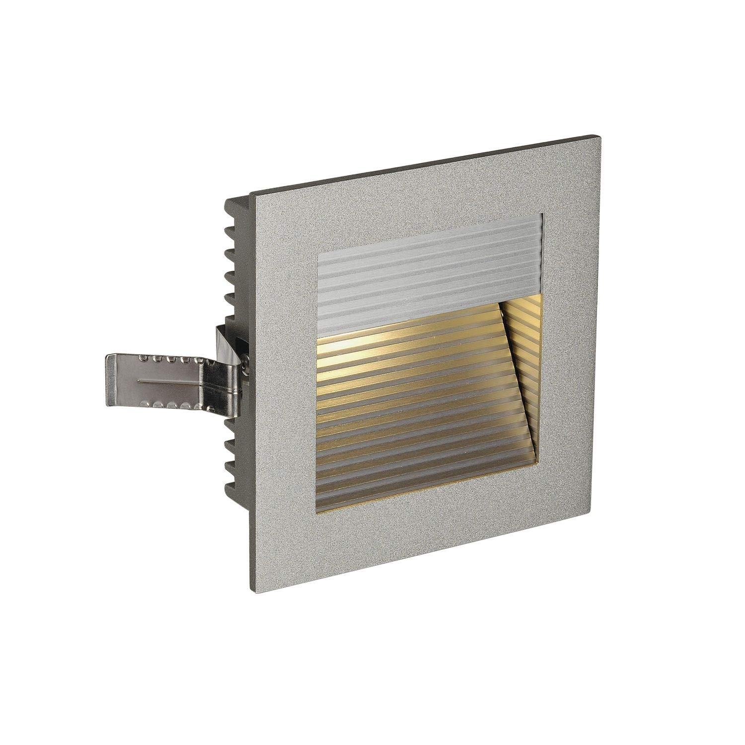 SLV CADRA Inside, LED spot, recessed Wall Light, Ceiling Spotlight / 3000K 1W 90lm Grey, Aluminium, 1 W