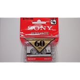 Sony 60 Minute Blank Microcassette Tapes MC-60, Set of 3