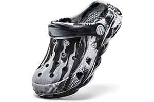 WOUEOI Kid's Tie Dye Clogs Garden Shoes Cartoon Slides Toddler Sandals Beach Slipper Girls Boys