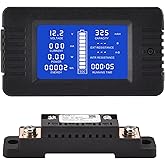 CGELE DC Multifunction Battery Monitor Meter with Shunt,0-200V,0-100A, LCD Display Digital Current Multimeter Voltmeter Ammet