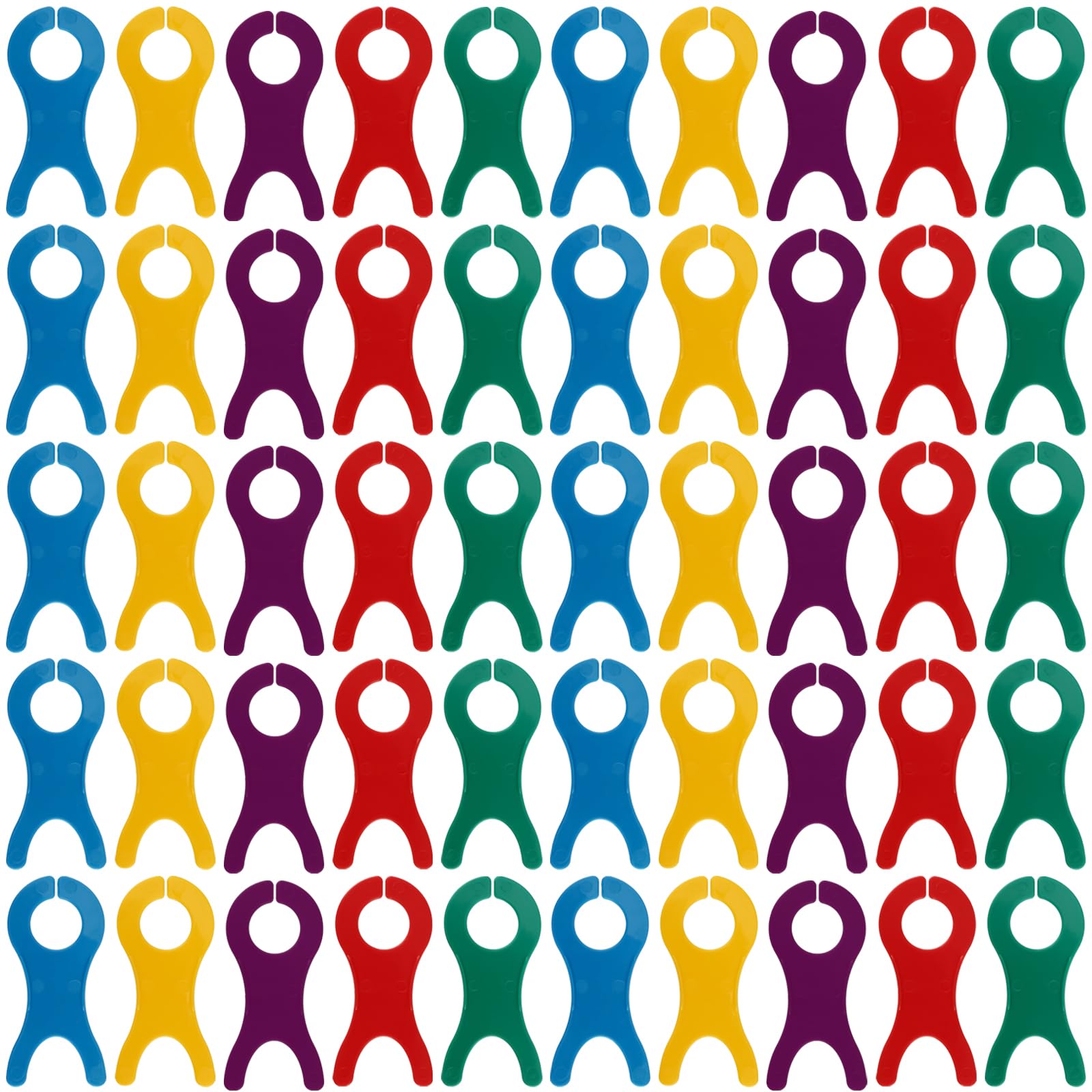 YUENPUN 50 PCS Large Yarn Bobbins Spool, Winding Thread Bobbin Winder for Weaving, Plastic Bobbin Winder Plastic Yarn Bobbins for Knitting, Sewing, and Crochet Projects