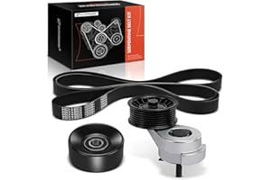 A-Premium Engine Serpentine Belt Drive Component Kit Compatible with Dodge Dakota, Durango 98-03, Ram 2500 97-02, Ram 3500, R