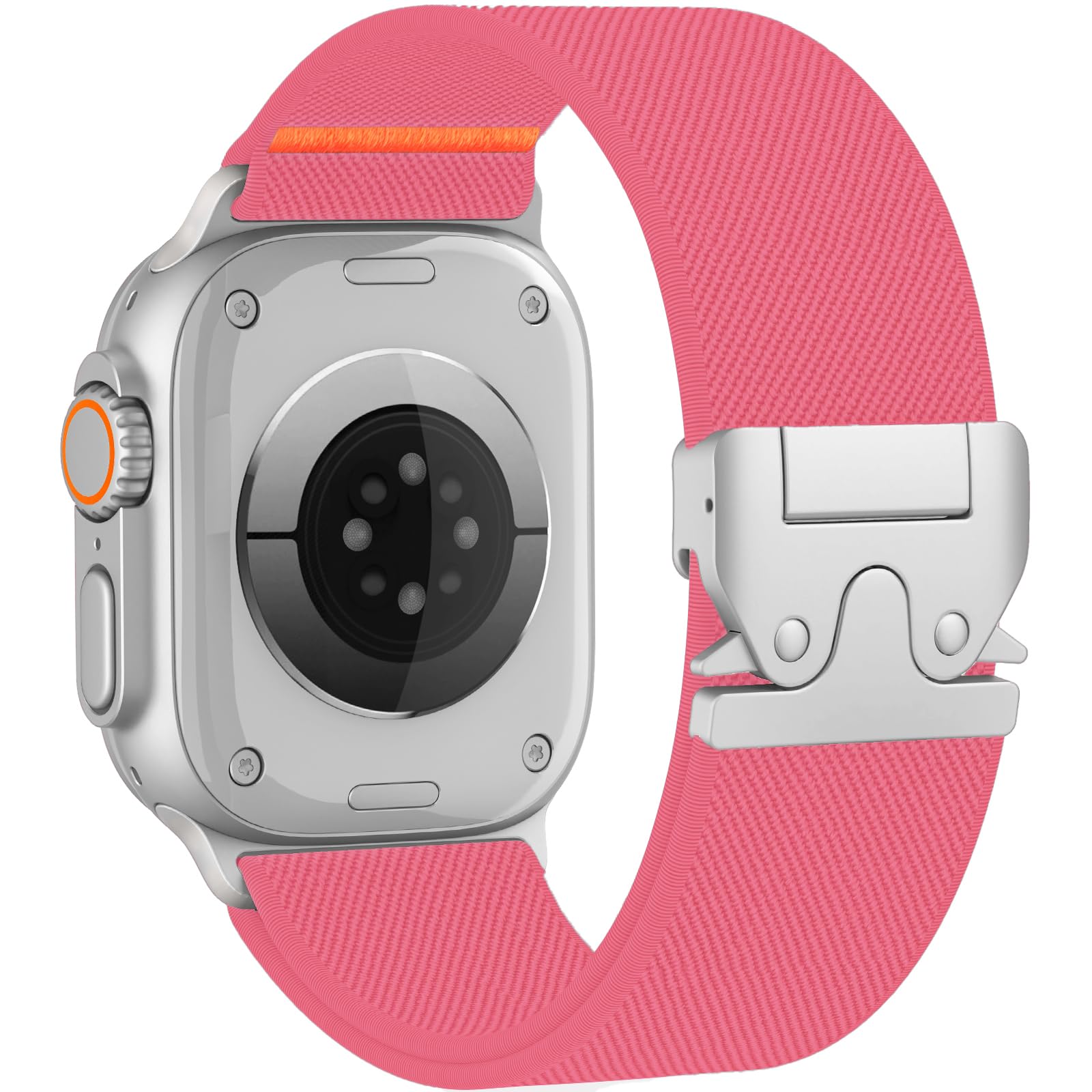 Elastic Sport Band for Apple Watch Ultra 3/2/1 Bands 49mm 46mm 45mm 44mm 42mm 41mm 40mm 38mm Men Women, Adjustable Parachute Buckle Nylon Fabric Wristband for iWatch Series 11 10 SE 9 8 7 6 5 4 3