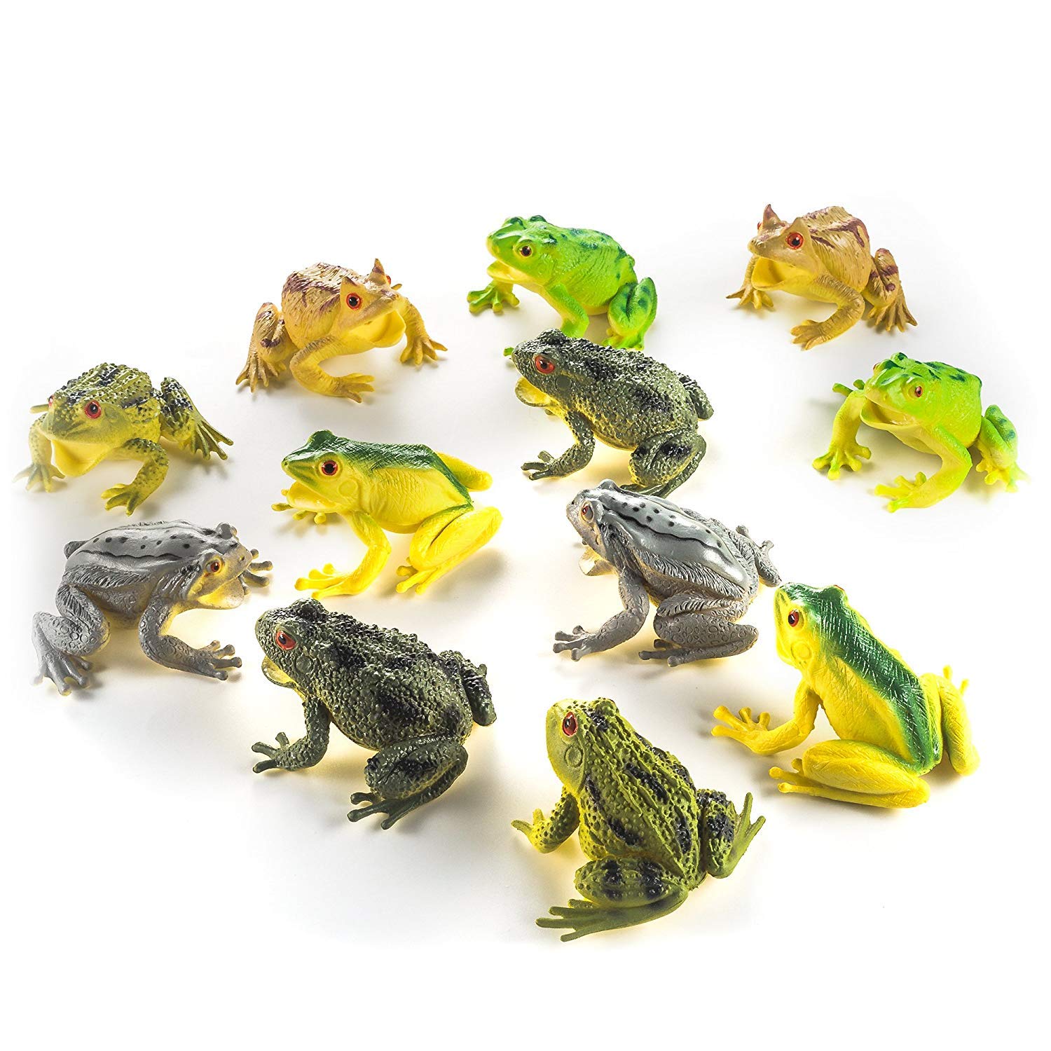 Fun Central AZ916, 3 Inch Toy Frogs, Frog Figure Toys, Toys