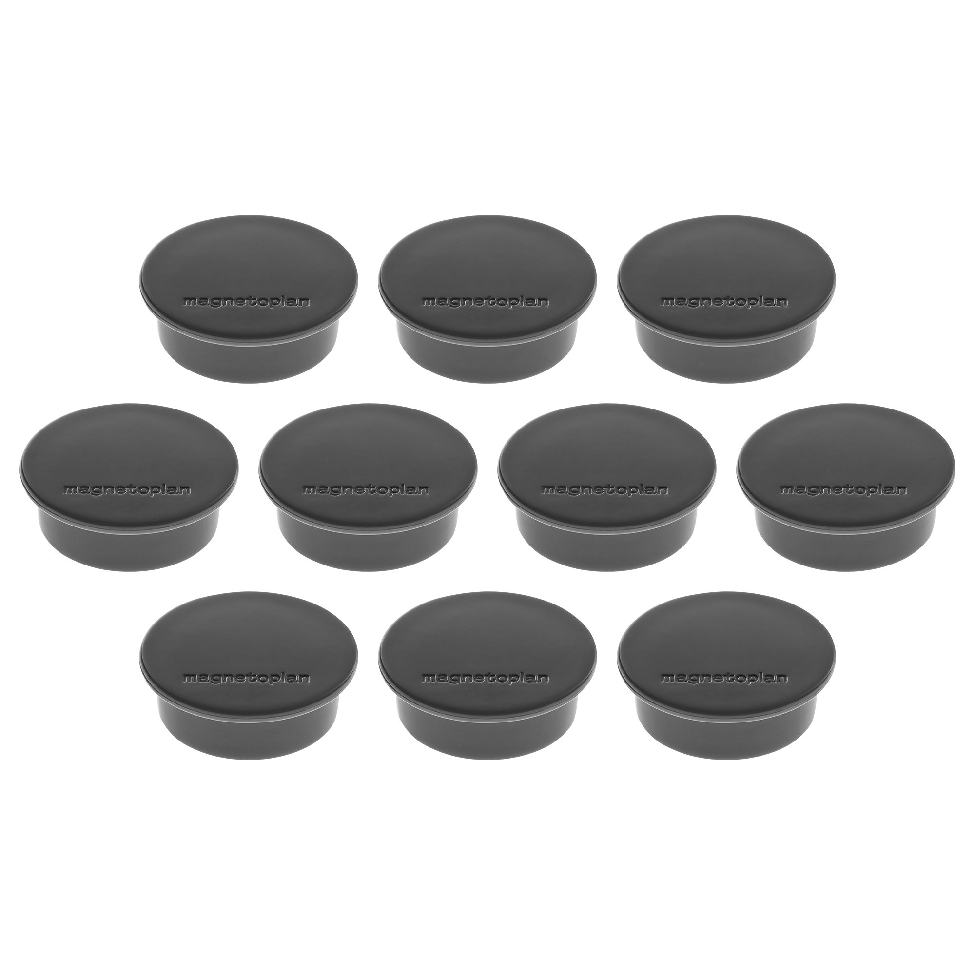 Magnetoplan Color Magnet Holder 40 mm 10 Items Black