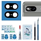 LOZOP 2 Sets Rear Camera Lens Glass Replacement