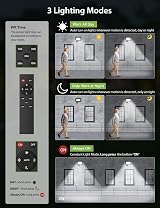 VIIIVA 50W Outdoor Security Light Motion Sensor PIR Flood with Remote 72 LEDs view 3