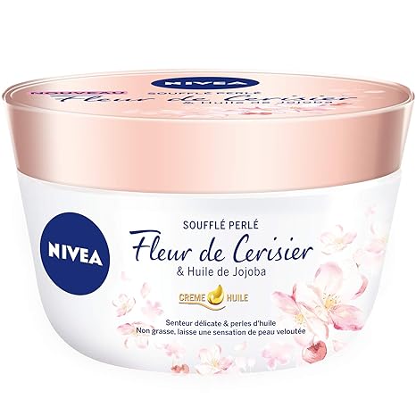 Amazoncom Nivea Blown Oil Cream With Cherry Blossom Pot