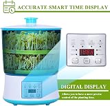 MXBAOHENG 3-Layer Bean Sprouts Sprouter, 26x34x26 cm, Outdoor Tabletop view 5