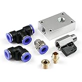 Primefit PCKIT7 7-Piece 1/2-Inch Air Push To Connect Outlet Block Kit