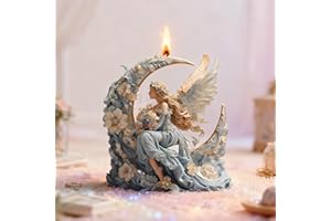 Angel Goddess Candle Mold, Wing Angel Girl Candle Molds for Candle Making, Epoxy Resin Casting Molds for DIY Resin Craft, Han
