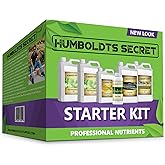 Humboldts Secret Starter Kit Pack | Indoor and Outdoor Plant Fertilizer and Hydroponic Nutrients | Base A & B, CalMag and Iron, Golden Tree, Flower Stacker, Plant Enzymes | Complete Garden System
