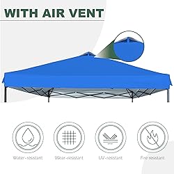 JANCANOPY 12x12 Canopy Replacement Top with Air