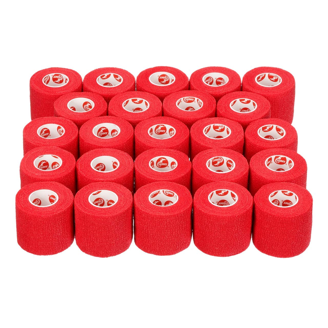 Cramer Eco-Flex Self-Stick Stretch Tape, Cohesive Tape, Flexible Elastic Sports Tape, Athletic Training Supplies, Easy Tear Self-Adherent Bandage Wrap, Bulk Cases, 6 Yard Rolls, Compression Tape