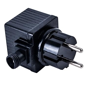 Köhko Trafo 12V 4,8 VA/W AC Netzteil für Außenbereich (IP44) LED-Beleuchtung und Pumpe Transformator 400 mA 29016-400