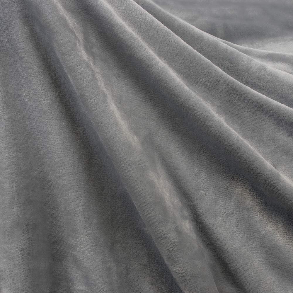 PetAmi WATERPROOF Dog Blanket for Bed, Couch, Sofa | Waterproof Dog Bed Cover for Large Dogs Puppies | Grey Sherpa Fleece Pet Blanket Furniture Protector | Reversible Microfiber | 80 x 55 (Light Grey) : Pet Supplies